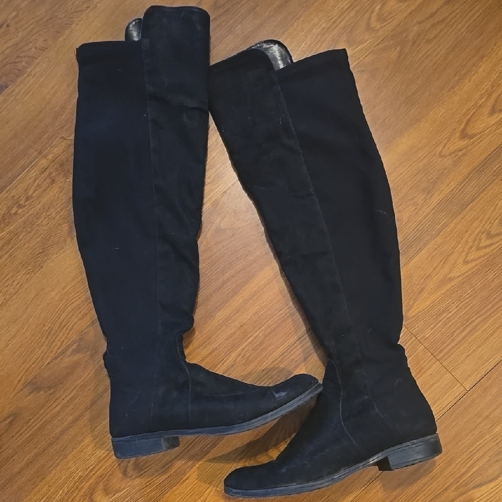 WELL WORN Unisa Black Over The Knee Boots